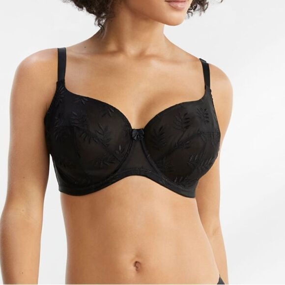 PANACHE Black underwire Tango Balconette Bra 34 - Picture 1 of 3